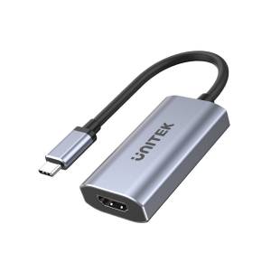 Adapter USB-C -> HDMI 2.1 aluminium 8K Unitek V1414A