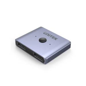 Przełącznik DisplayPort 1.4 8K dwukierunkowy x2 Unitek V1609A
