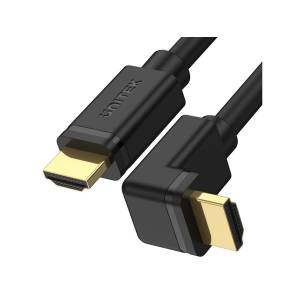 Kabel HDMI 2.0 M/M Basic kątowy 90 stopni 4K 2,0m Unitek Y-C1001