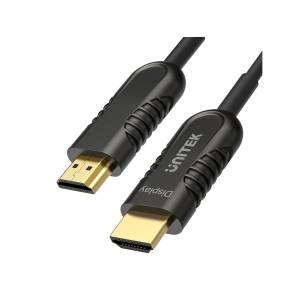 Kabel optyczny HDMI 2.0 AOC 4K 60Hz 100 m Unitek Y-C1036BK