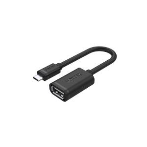 Adapter USB 2.0 A żeński - B micro męski kabel OTG Unitek Y-C438GBK