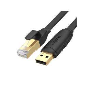 Konwerter USB-A -> RJ45 konsolowy kabel 1,8m Unitek Y-SP02001B Konwerter USB-A -> RJ45 konsolowy kabel 1,8m Unitek Y-SP02001B