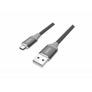 Kabel USB micro Premium Unitek Y-C4026AGY 100cm Nylon Gray