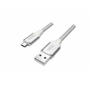 Kabel USB micro Premium Unitek Y-C4026ASL 100cm Nylon Silver