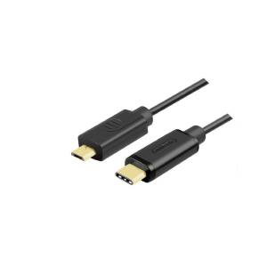 Kabel USB C na micro USB 2.0 1,0m Unitek Y-C473BK