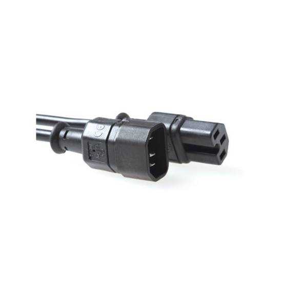 Kabel zasilania C14 - C15 0,6m AK5232