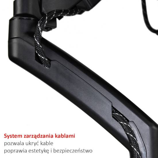Ramię naścienne do LCD ze sprężyną gazową Art L-12GW