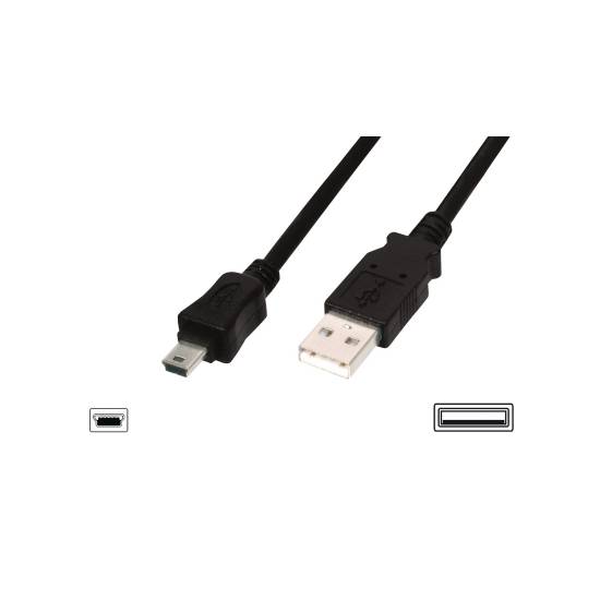 Kabel USB 2.0 B mini Canon 5m