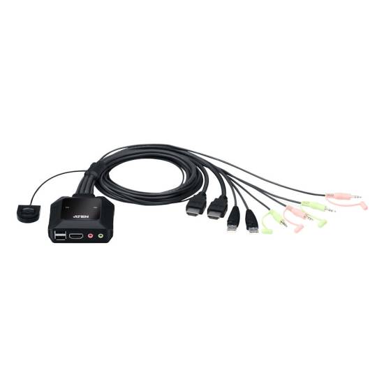 Przełącznik KVM ATEN CS22H HDMI 4K audio