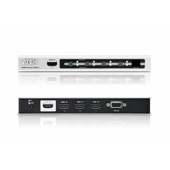 Przełącznik HDMI 4-portowy ATEN VS-481A / VS481A