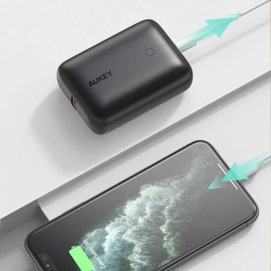 Powerbank 10000mAh mini USB-C PD QC3.0 20W Aukey PB-N83S