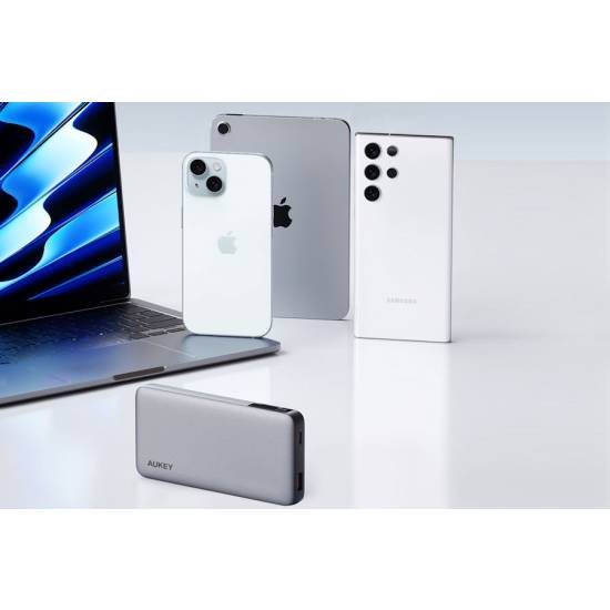 Powerbank 10000mAh USBC PD 30W USBA 22,5W Aukey PB-Y41