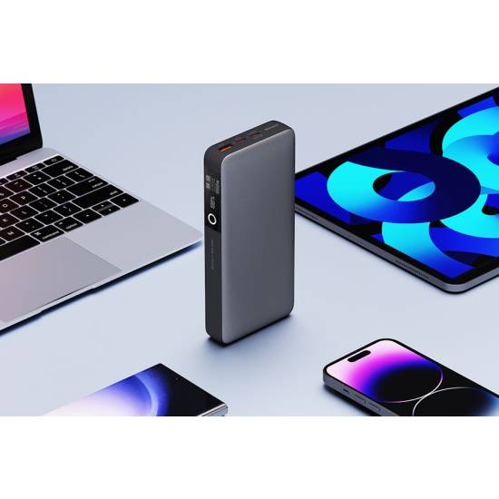 Powerbank 20000mAh 2x USBC PD 65W USBA 18W Aukey PB-Y43