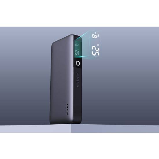 Powerbank 20000mAh 2x USBC PD 65W USBA 18W Aukey PB-Y43