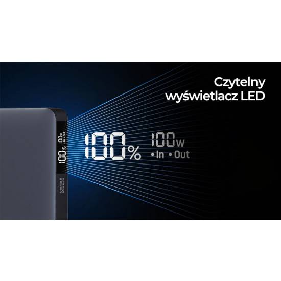 Powerbank 20000mAh 3x USB-C PD 3.0 100W Aukey PB-Y44