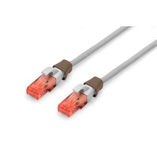Klips do wtyku RJ45 100szt brązowy Digitus A-CC-BR