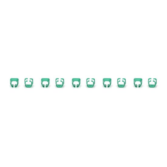 Klips do wtyku RJ45 100szt zielony Digitus A-CC-G