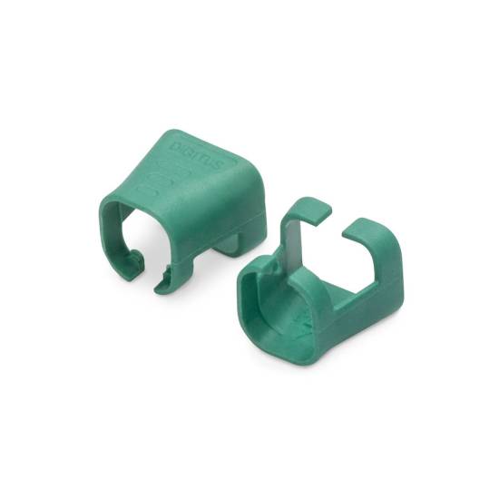 Klips do wtyku RJ45 100szt zielony Digitus A-CC-G