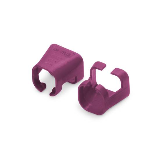 Klips do wtyku RJ45 100szt purpurowy Digitus A-CC-MG