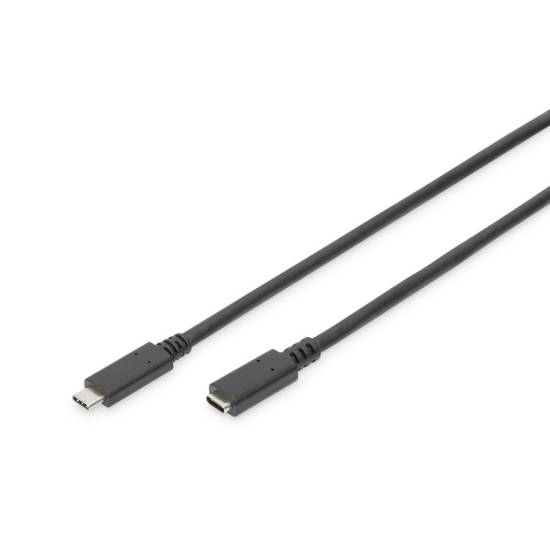 Kabel USB C - USB C 3.1 przedłużacz 0,7m Digitus AK-300210-007-S