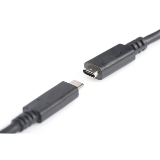 Kabel USB C - USB C 2.0 przedłużacz 2,0m Digitus AK-300210-020-S