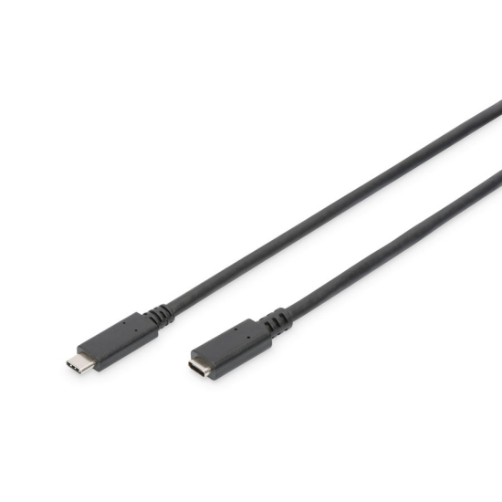 Kabel USB C - USB C 2.0 przedłużacz 2,0m Digitus AK-300210-020-S