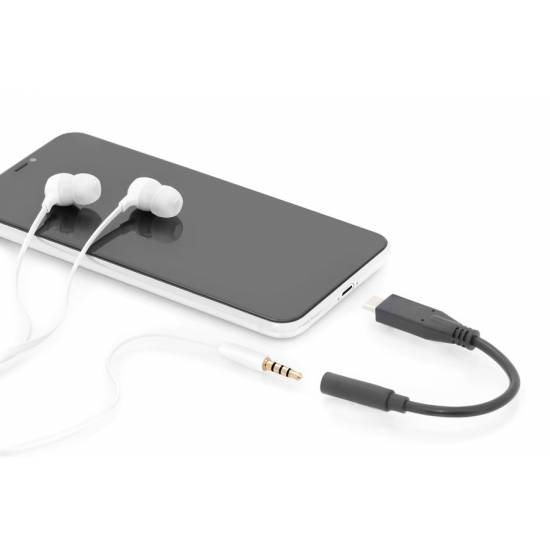 Adapter USB-C -> mini jack Digitus AK-300321-002-S