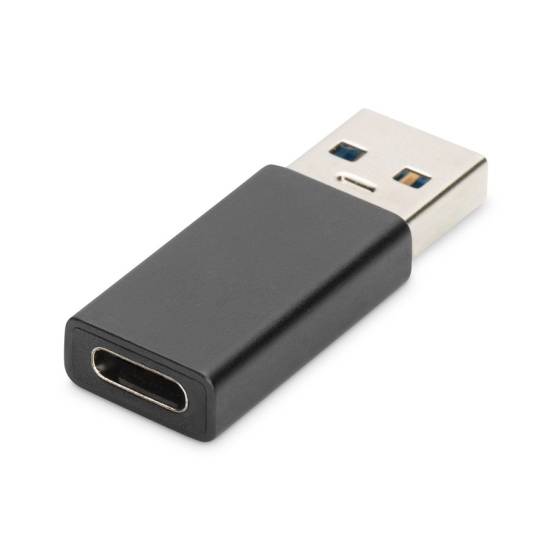 Adapter USB-C żeńskie -> USB 3.0 A męskie Digitus AK-300524-000-S