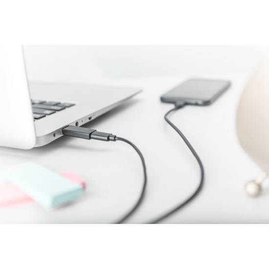 Adapter USB-C żeńskie -> USB 3.0 A męskie Digitus AK-300524-000-S