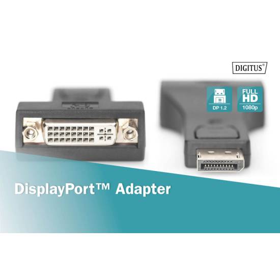 Adapter DisplayPort -> DVI 24+5Ż Digitus AK-340603-000-S