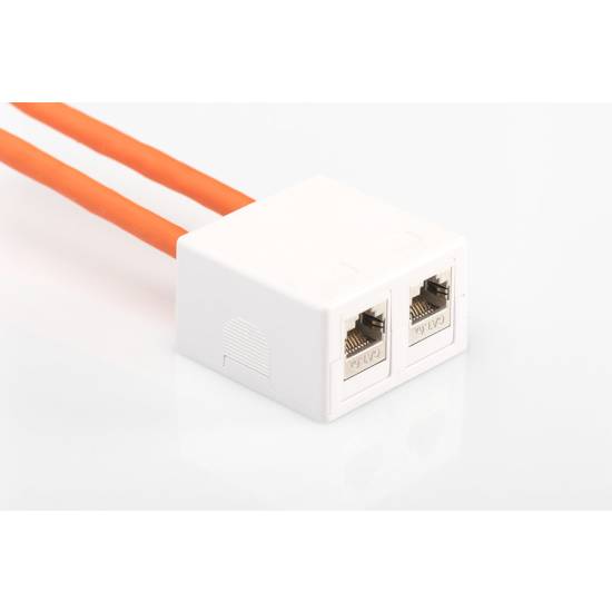 Obudowa punktu konsolidacyjnego na 2 moduły keystone Digitus AT-AG 302A-WH
