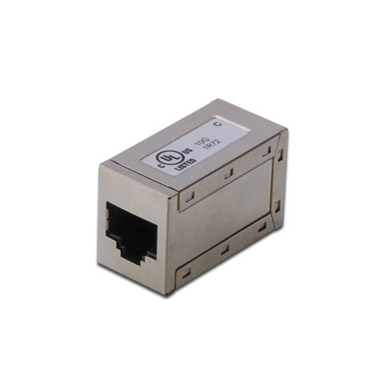 Adapter RJ45/RJ45 przelotka 1:1 kat. 6 ekranowany Digitus AT-AG 8/8 C6S