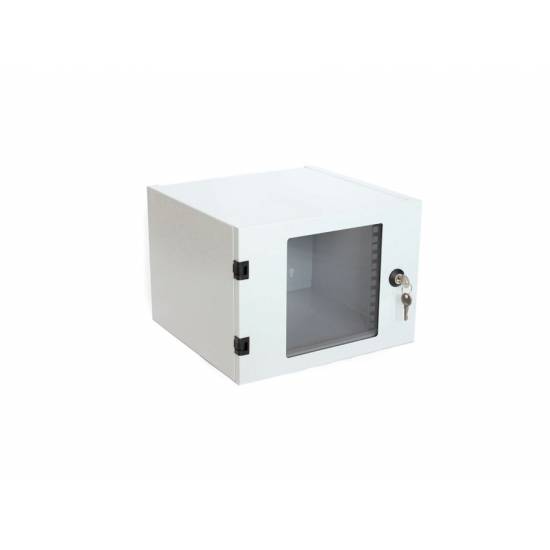 Szafa sieciowa naścienna 10" 4U rack 315x300 złożona 30kg Digitus CL-10 04U