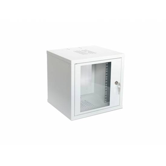 Szafa sieciowa naścienna 10" 6U rack 315x300 złożona 30kg Digitus CL-10 06U