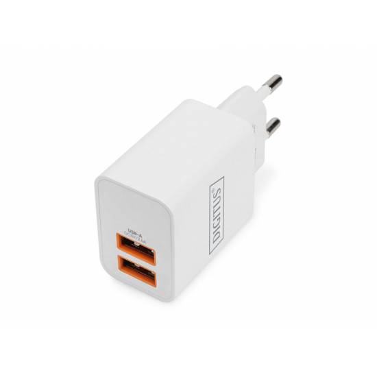 Ładowarka USB-A x2 15,5W Digitus DA-10061