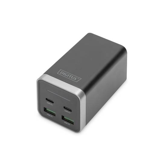 Ładowarka sieciowa GaN USB A x2 USB-C x2 PD 65W Digitus DA-10180