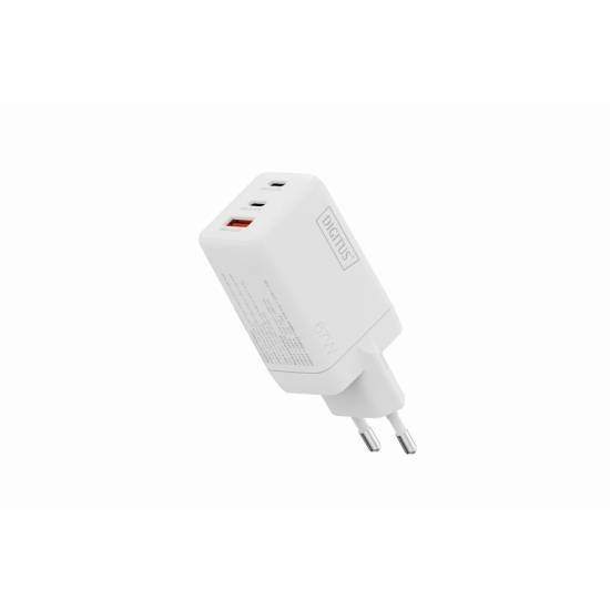 Ładowarka sieciowa zasilacz 67W GaN II USBA x1 USBC x2  Digitus DA-10303