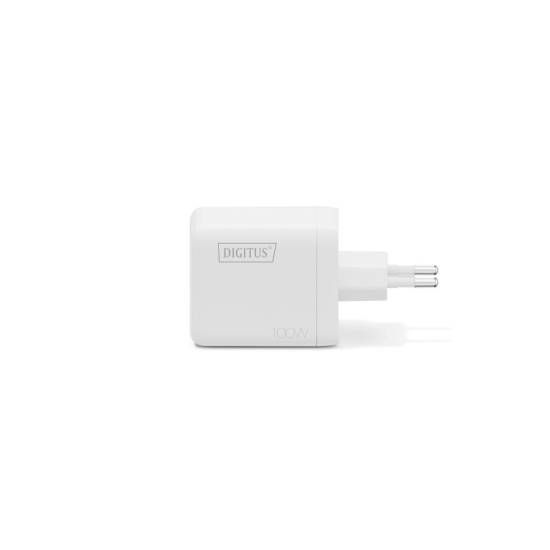 Ładowarka sieciowa zasilacz 100W GaN II USB-A x1 USB-C x2 Digitus DA-10304