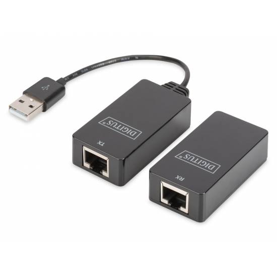 Kabel USB 1.1 A-A przedłużacz UTP 45m Digitus DA-70139-2