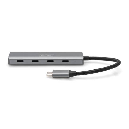 Hub USB-C -> USB Typ-C x4 5Gbps Digitus DA-70246
