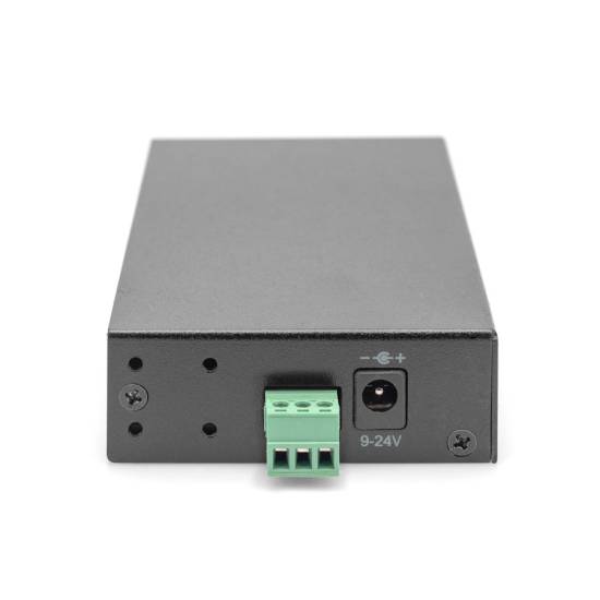 Hub USB 3.0 7-portowy przemysłowy metalowa obudowa aktywny Digitus DA-70258-1