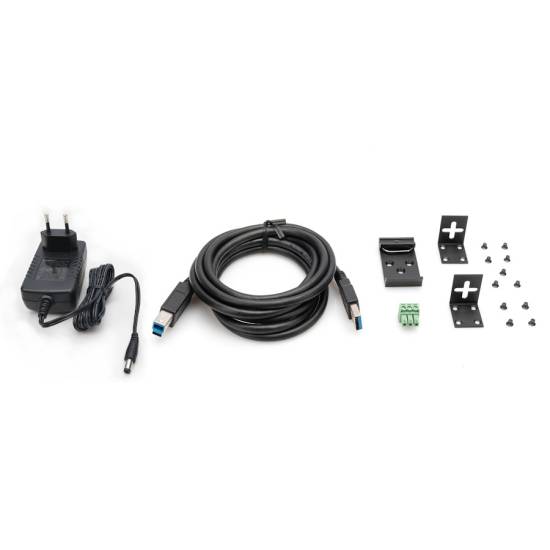 Hub USB 3.0 7-portowy przemysłowy metalowa obudowa aktywny Digitus DA-70258-1