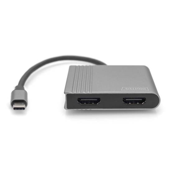 Adapter USB-C -> 2x HDMI MST Digitus DA-70828