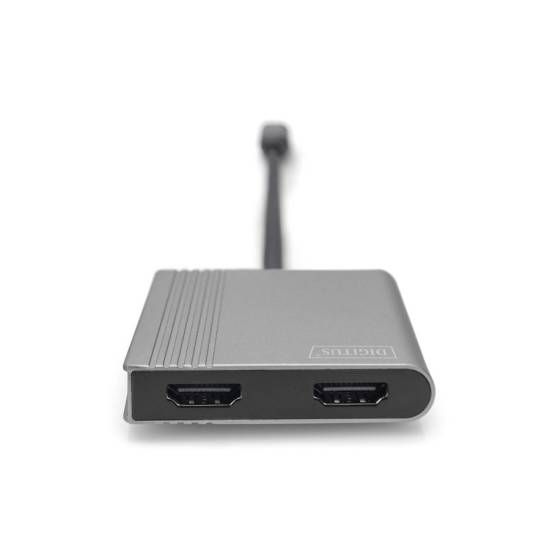 Adapter USB-C -> 2x HDMI MST Digitus DA-70828
