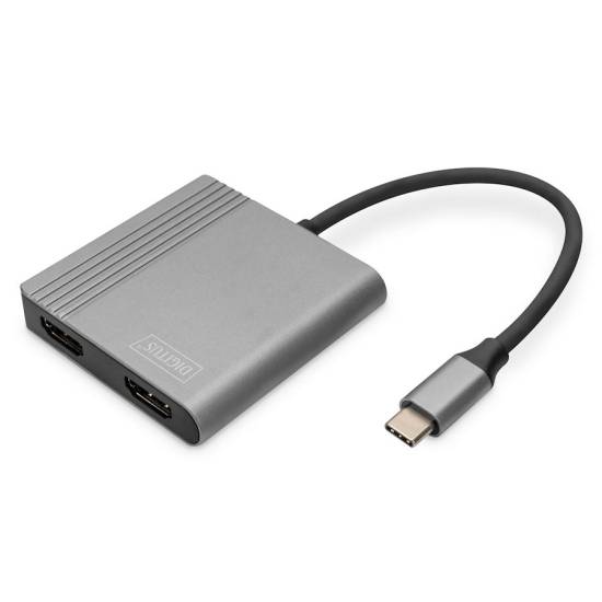 Adapter USB-C -> 2x HDMI MST Digitus DA-70828