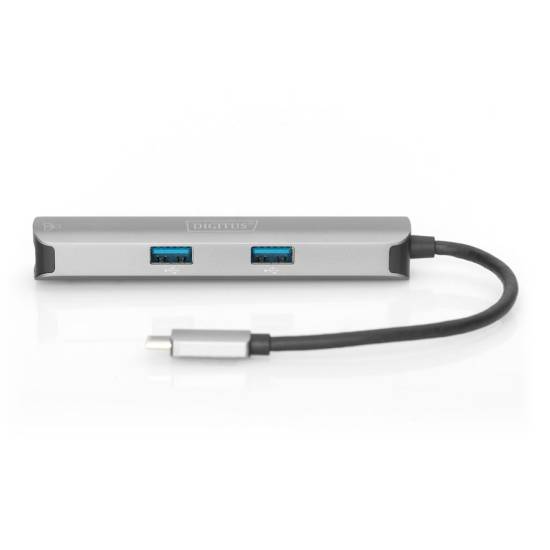 Hub USB-C -> USB 3.0 x3 HDMI 4K RJ45 Digitus DA-70892
