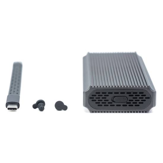 Obudowa SSD M.2 NVMe USB 4.0 USBC 40Gbps beznarzędziowa Digitus DA-71158