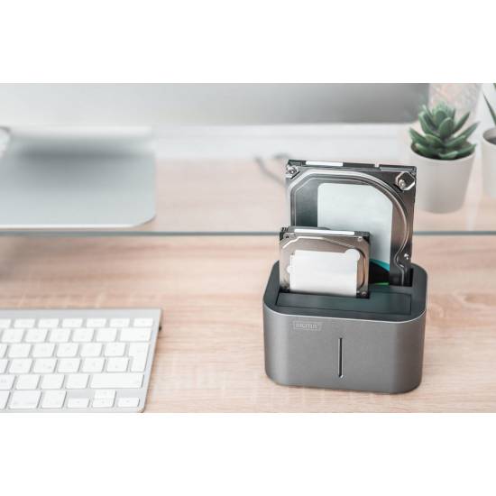 Stacja dokująca USB 3.0 Digitus DA-71540-1 klonowanie
