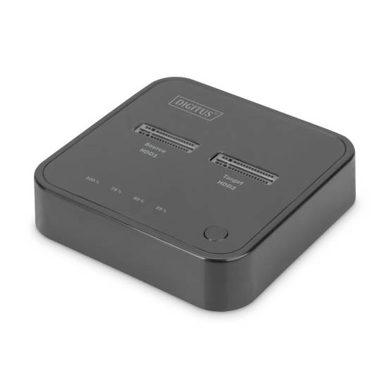 Stacja dokująca USB-C dyski 2x M.2 PCIe/NVMe klonowanie Digitus DA-71545