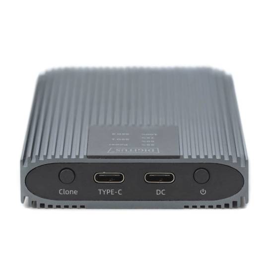 Stacja dokująca / obudowa USB C 3.2 Gen2 dyski 2x M.2 PCIe/NVMe klonowanie Digitus DA-71559